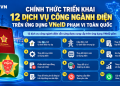 EVN cung cấp 12 dịch vụ điện trên ứng dụng VNeID toàn quốc