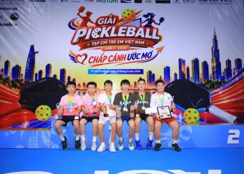 Toàn cảnh Giải Pickleball Tạp chí Trẻ em Việt Nam lần I – 2026