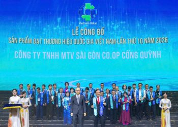Co.opmart đạt Thương hiệu Quốc gia 2026, tặng điểm thưởng tri ân khách
