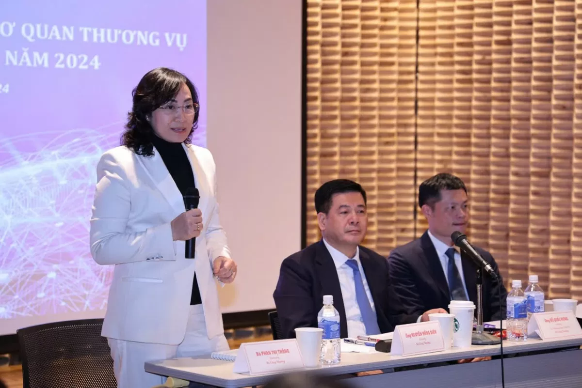 Chùm ảnh: Hội nghị Tham tán thương mại, Trưởng Cơ quan Thương vụ khu vực châu Á - châu Phi năm 2024 Chùm ảnh: Hội nghị Tham tán thương mại, Trưởng Cơ quan Thương vụ khu vực châu Á - châu Phi năm 2024