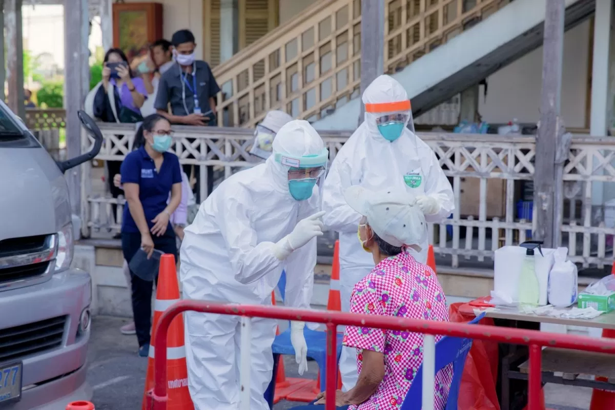 Số ca mắc Covid-19 tăng mạnh tại Thái Lan. Ảnh: WHO