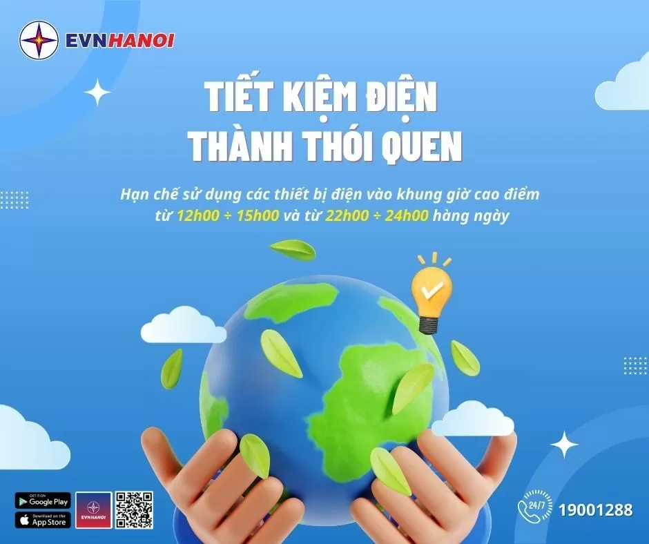 Cách sử dụng điều hòa vừa đúng cách vừa tiết kiệm điện EVNHANOI khuyến nghị tiết kiệm, tránh 'sốc' hóa đơn tiền điện