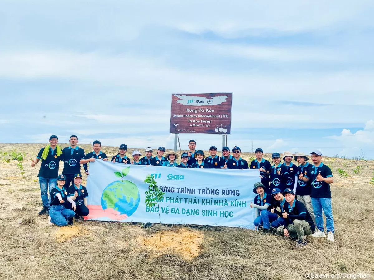JTI Vietnam tiếp tục hành trình phủ xanh Việt Nam JTI Vietnam tiếp tục hành trình phủ xanh Việt Nam
