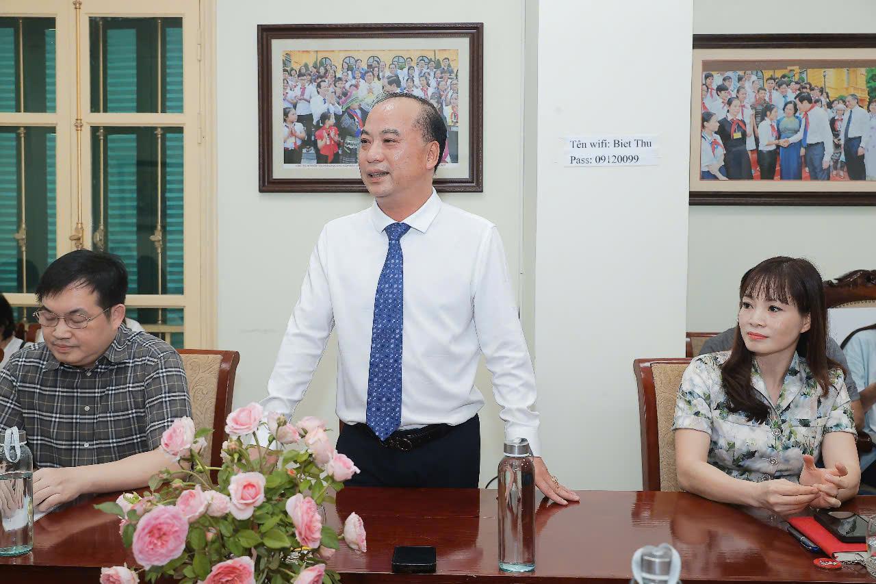 Ông Đinh Tiến Hải – Giám đốc Quỹ BTTEVN phát biểu tại buổi lễ. A2