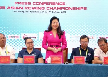 Hải Phòng đăng cai giải vô địch Rowing châu Á 2025 từ ngày 16 – 19/10