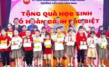 “Trung thu yêu thương” – Tết đoàn viên ấm áp tại Trường Tiểu học Lĩnh Nam