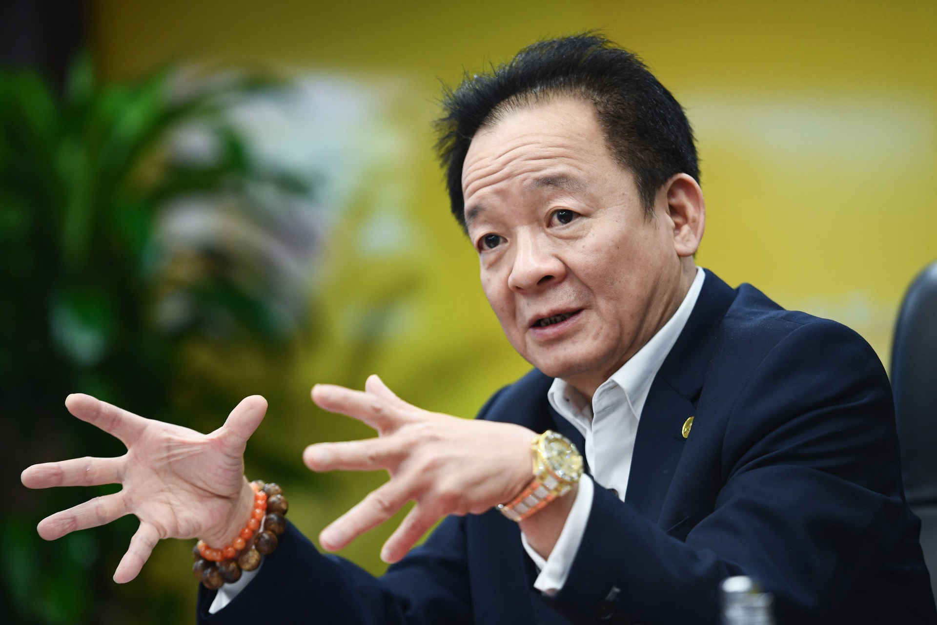 Theo Bầu Hiển, điều mà T&T Group hướng đến khi làm hàng không chính là mang lại được lợi ích cho người dân, giá trị cho doanh nghiệp và đóng góp vào sự phát triển kinh tế - xã hội của đất nước”. quang hiển (2)