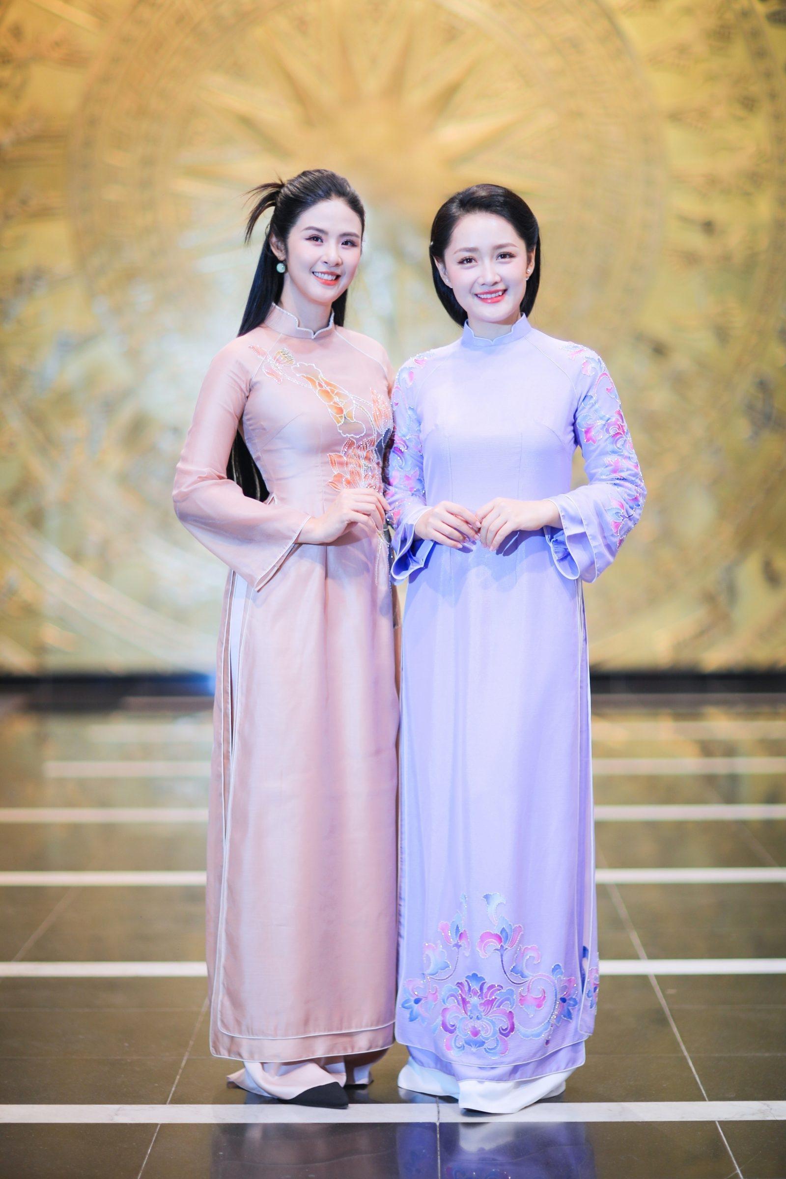 Hoa hậu Ngọc Hân và MC Thu Hà VTV đều đang là những bà mẹ bỉm sữa. HHHoa hậu Ngọc Hân 3