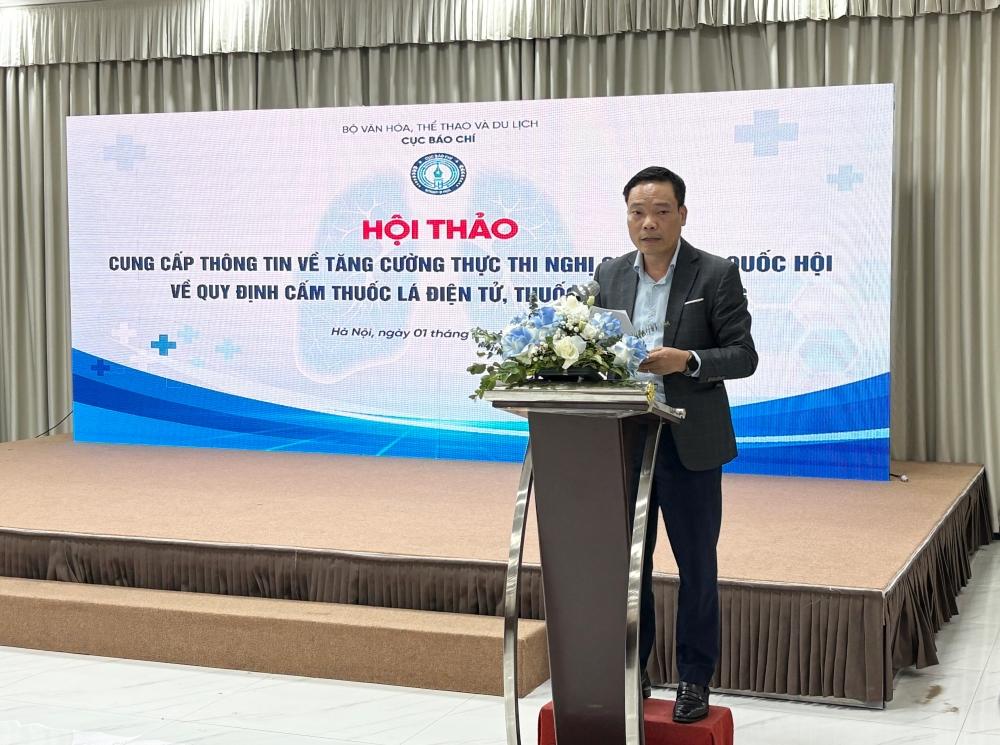“Chúng ta đang đứng trước một thách thức lớn khi thuốc lá điện tử và thuốc lá nung nóng dược IMG_8450