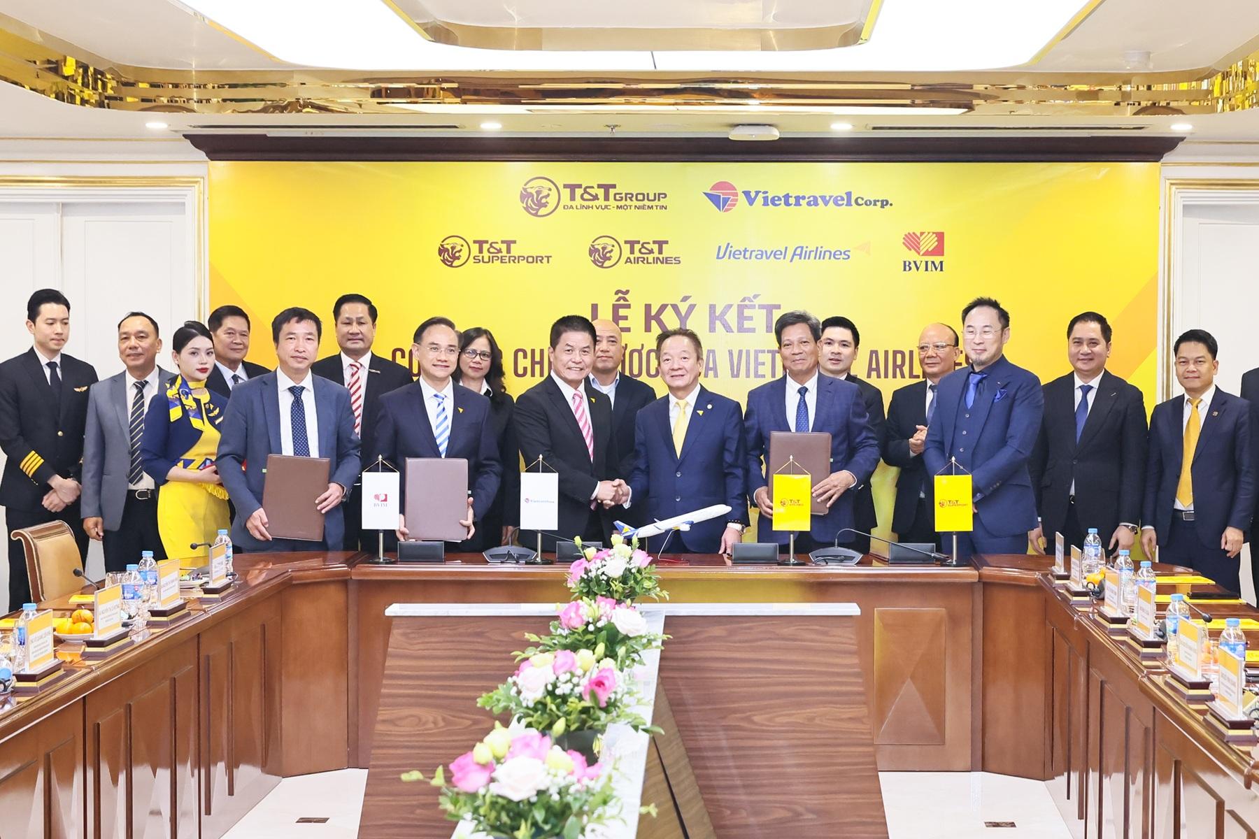 Vietravel Airlines là mảnh ghép hoàn thiện cấu trúc hệ sinh thái hàng không mà T&T Group theo đuổi. tập đoàn T&T