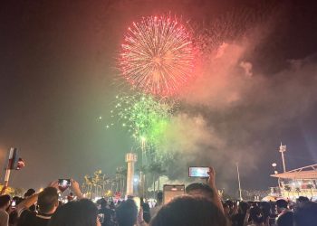 Hà Nội bắn pháo hoa chào mừng Đại hội XIV của Đảng