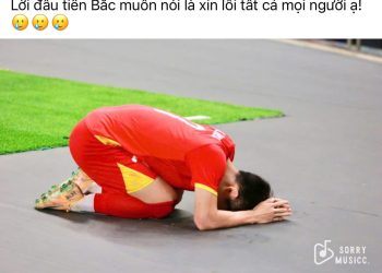 Đình Bắc xin lỗi sau trận thua U23 Trung Quốc, mạng xã hội tràn ngập lời động viên