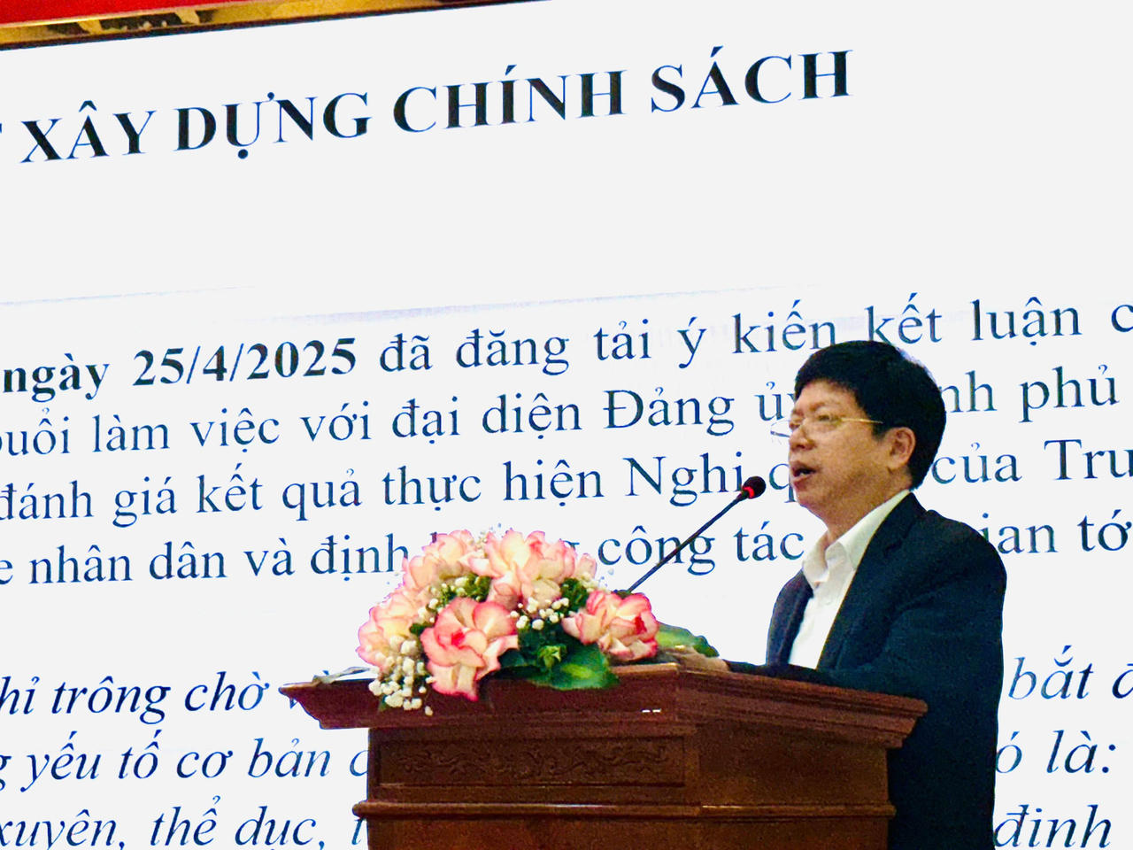 Ông Nguyễn Trọng Khoa – Phó Cục trưởng Cục Quản lý Khám chữa bệnh phát biểu. 