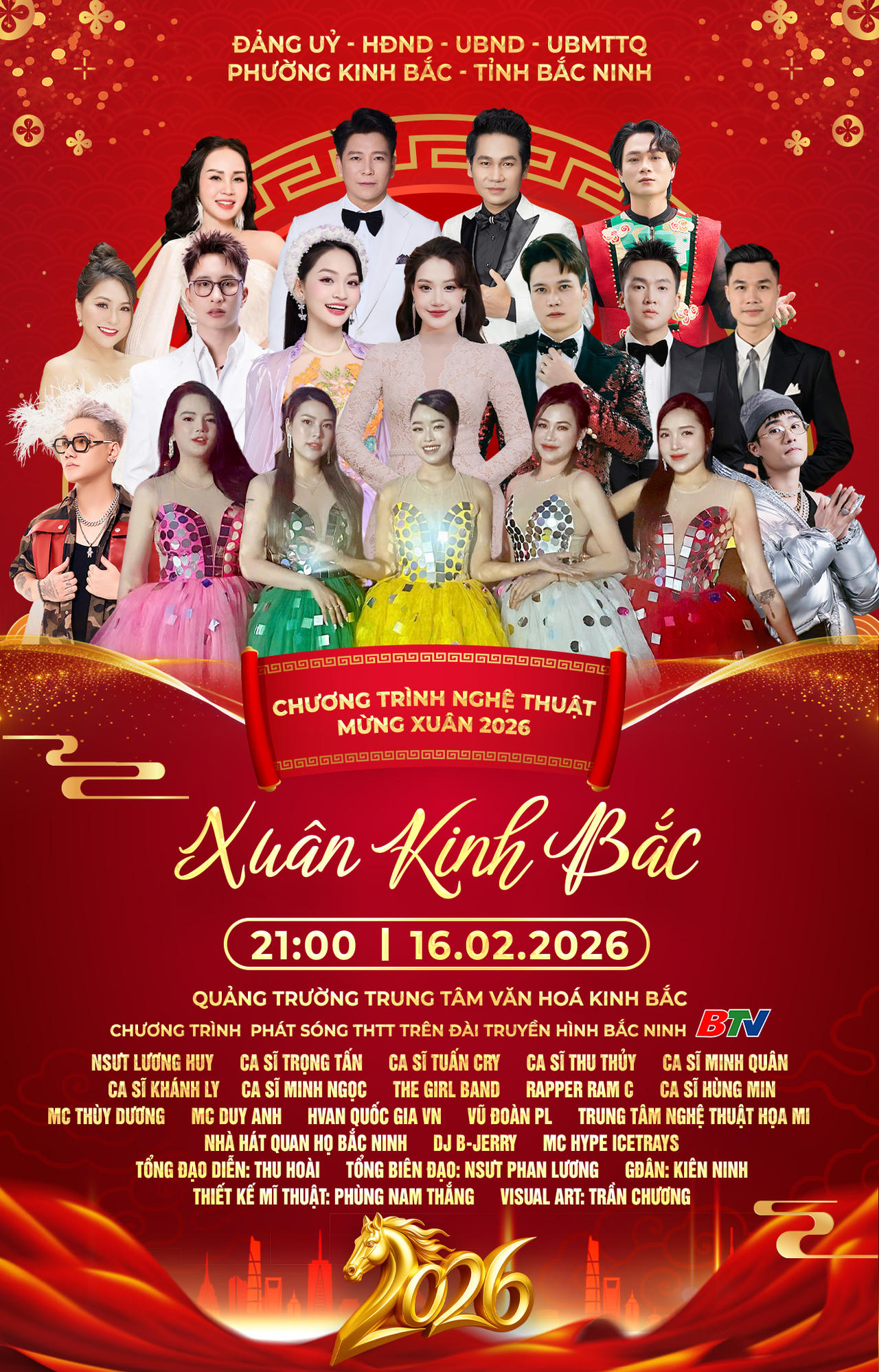 Chương trình quy tụ dàn nghệ sĩ tên tuổi ở Trung ương và địa phương