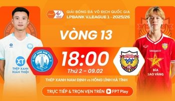 Bảng xếp hạng mới nhất V-League 2025/26 có gì đáng chú ý?