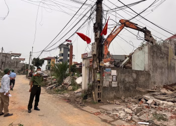 Hai xã Thư Lâm – Phúc Thịnh (Hà Nội) phối hợp tháo gỡ “điểm nghẽn” tuyến giao thông trọng điểm