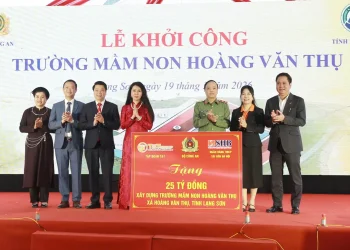 T&T Group và SHB đồng hành cùng Bộ Công an xây dựng Trường mầm non Hoàng Văn Thụ tại Lạng Sơn