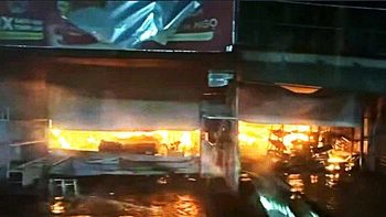 Hà Tĩnh: Cháy chợ vào rạng sáng, nhiều tài sản bị thiêu rụi