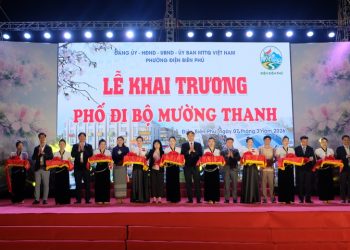 Khai trương phố đi bộ Mường Thanh: Điểm nhấn du lịch mới Điện Biên Phủ