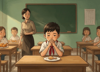 Miếng thịt gà và sự trung thực trong trường học