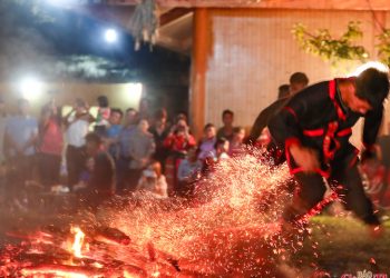 Bí ẩn lễ hội nhảy lửa của người Pà Thẻn