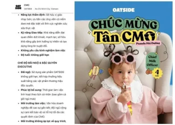 Thương hiệu sữa Oatside Việt Nam gây tranh cãi với chiêu tuyển dụng “CMO”