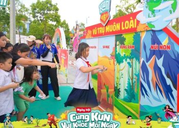 Thiếu nhi cả nước đồng diễn sân trường lan tỏa thông điệp KUN 