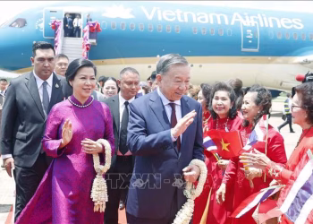 Tổng Bí thư, Chủ tịch nước Tô Lâm và Phu nhân bắt đầu thăm chính thức Vương quốc Thái Lan