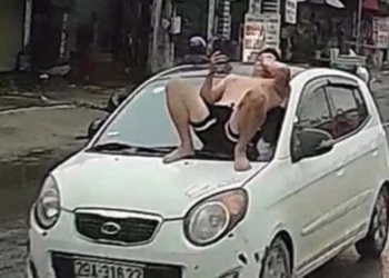 Khởi tố bố vợ và con rể trong vụ nằm trên nắp capo ô tô đang chạy