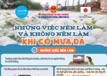 Việc nên và không nên làm khi có mưa đá