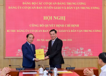 Đồng chí Phạm Tất Thắng giữ chức Bí thư Đảng ủy Cơ quan Ban Tuyên giáo và Dân vận Trung ương