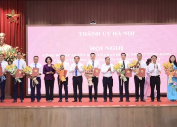 Thành ủy Hà Nội công bố các quyết định về công tác cán bộ