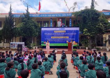 Khánh thành Khu bán trú học sinh tại trường PTDTBT Tiểu học Phăng Sô Lin