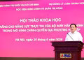 Nâng cao năng lực thực thi trong mô hình chính quyền địa phương hai cấp