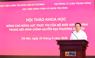 Nâng cao năng lực thực thi trong mô hình chính quyền địa phương hai cấp