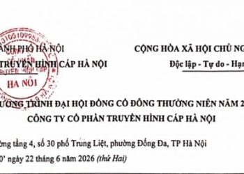 Chương trình Đại hội cổ đông thường niên năm 2026