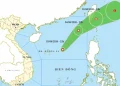Biển Đông xuất hiện áp thấp nhiệt đới đầu tiên trong năm 2026