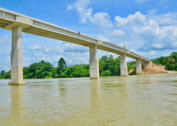 Cầu Hiếu Liêm dần hoàn thiện, nối hai bờ sông Đồng Nai