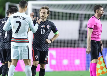 Hai đội trưởng gạo cội Cristiano Ronaldo và Luka Modric đối đầu