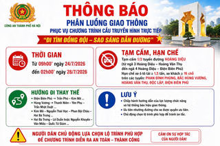 Tạm cấm, hạn chế xe trên nhiều tuyến đường tại khu vực Ba Đình (Hà Nội) đến 28/7