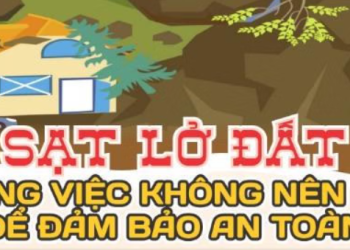 Những việc nên làm và không nên làm để đảm bảo an toàn khi xảy ra sạt lở đất