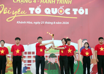 Hành trình ‘Tôi yêu Tổ quốc tôi’ đến với Khu tưởng niệm chiến sĩ Gạc Ma
