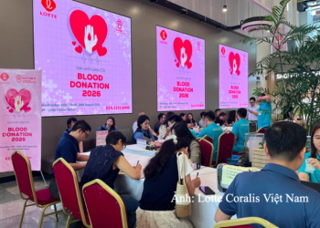 Lotte Center Hà Nội lan tỏa ‘Giọt hồng yêu thương’ dịp Quốc khánh 2/9