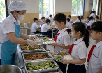 Hà Nội tổ chức bữa ăn bán trú thế nào tại các trường học sau sáp nhập?