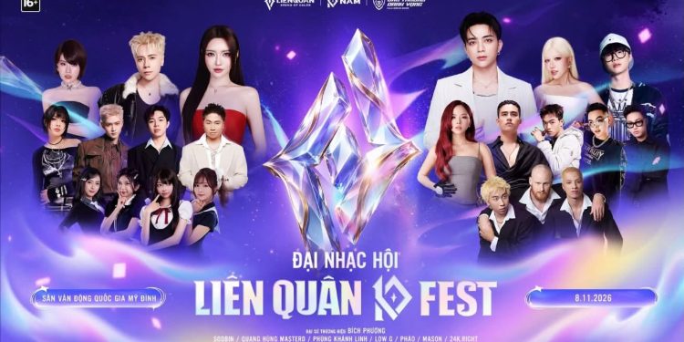 Liên Quân 10 Fest: Kết nối thể thao điện tử, âm nhạc và cộng đồng