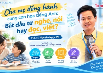 PGS.TS Nguyễn Ngọc Vũ chia sẻ “bí kíp” dạy tiếng Anh giúp trẻ thích học, tự tin giao tiếp