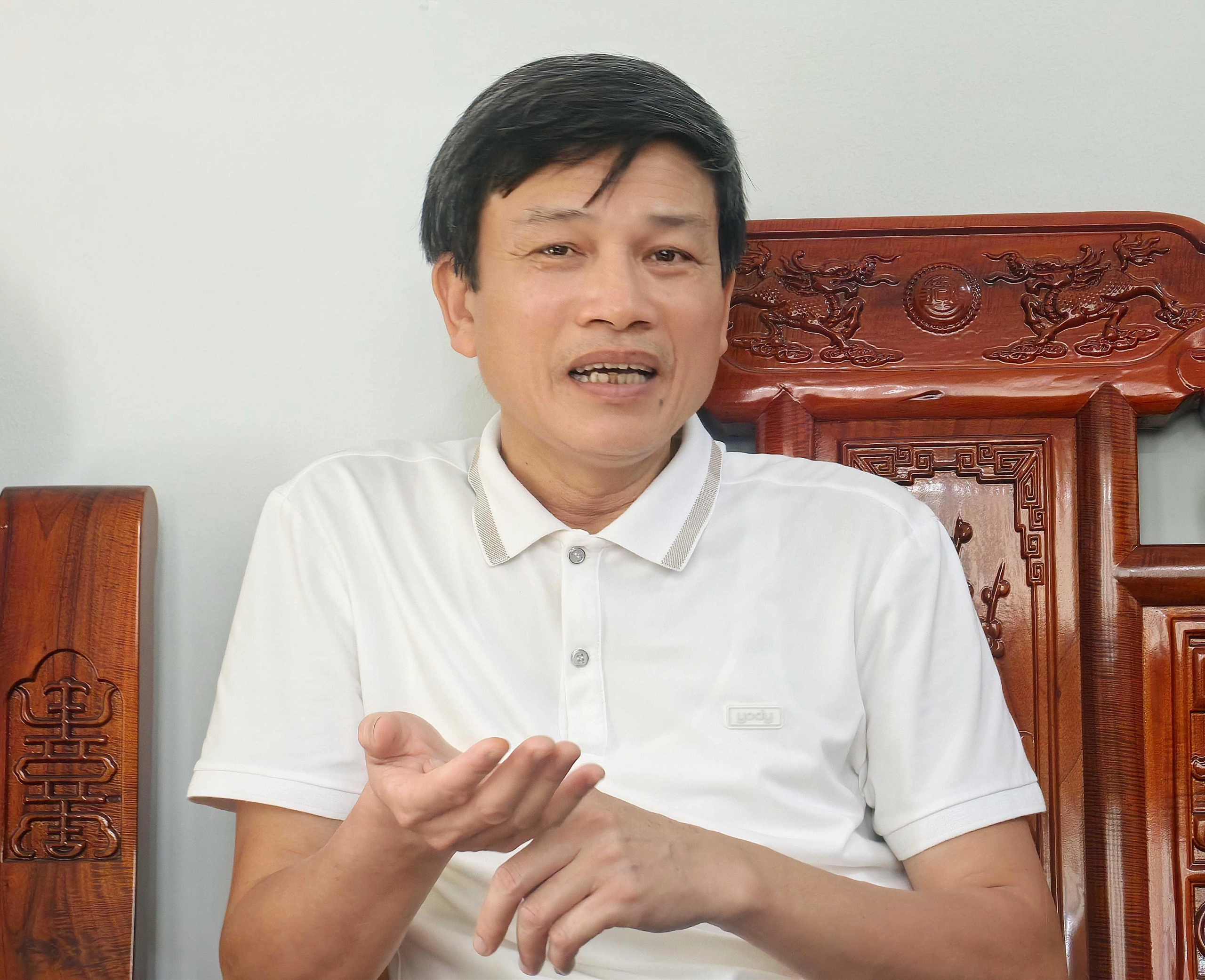 Ông Nguyễn Ngọc Tân, Giám đốc Trung tâm Phục hồi chức năng người khuyết tật Thụy An (trực thuộc Bộ Y tế). Ảnh: Uông Ngọc BS TÂN
