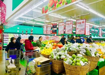 tổng mức bán lẻ hàng hóa và doanh thu dịch vụ tiêu dùng tháng 5/2025 ước đạt 7.367 tỷ đồng