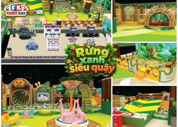 Lần Đầu Tiên Tại Đan Phượng: Funny Kids Mang Cả “Rừng Xanh Siêu Quậy” Cho Bé Thỏa Sức Khám Phá