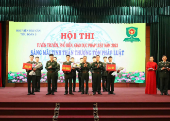 Tiểu đoàn 3 (Học viện Hậu cần): Nâng cao hiệu quả công tác phổ biến, giáo dục pháp luật